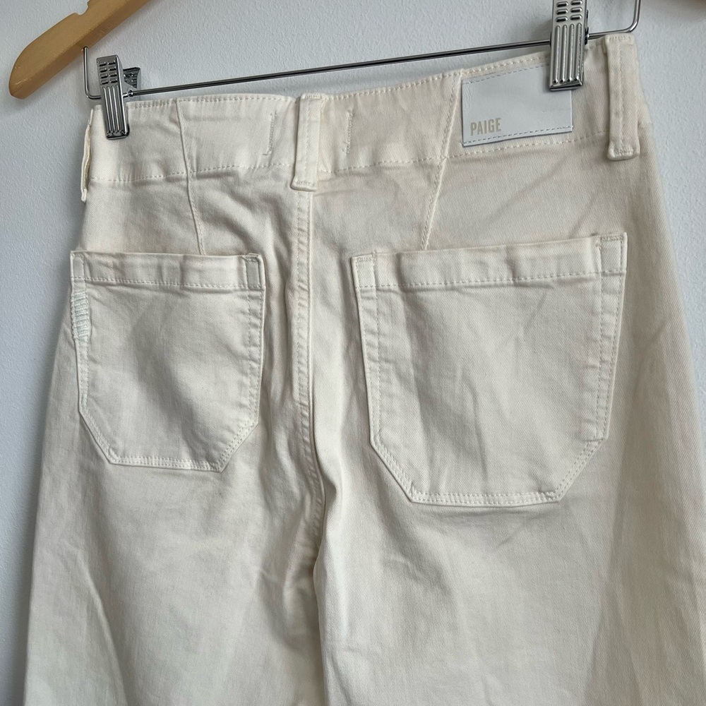 PAIGE - Brooklyn High-Rise Crop Wide-Leg Jeans - Picture 9 of 10